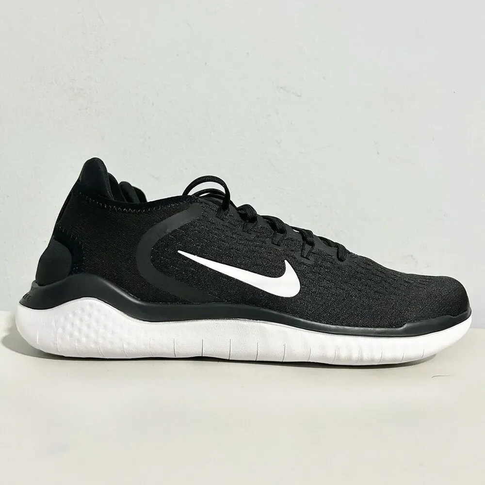 Nike Free RN 2018 “Black White” Men’s Size 10-11 Lifestyle Running Sneakers